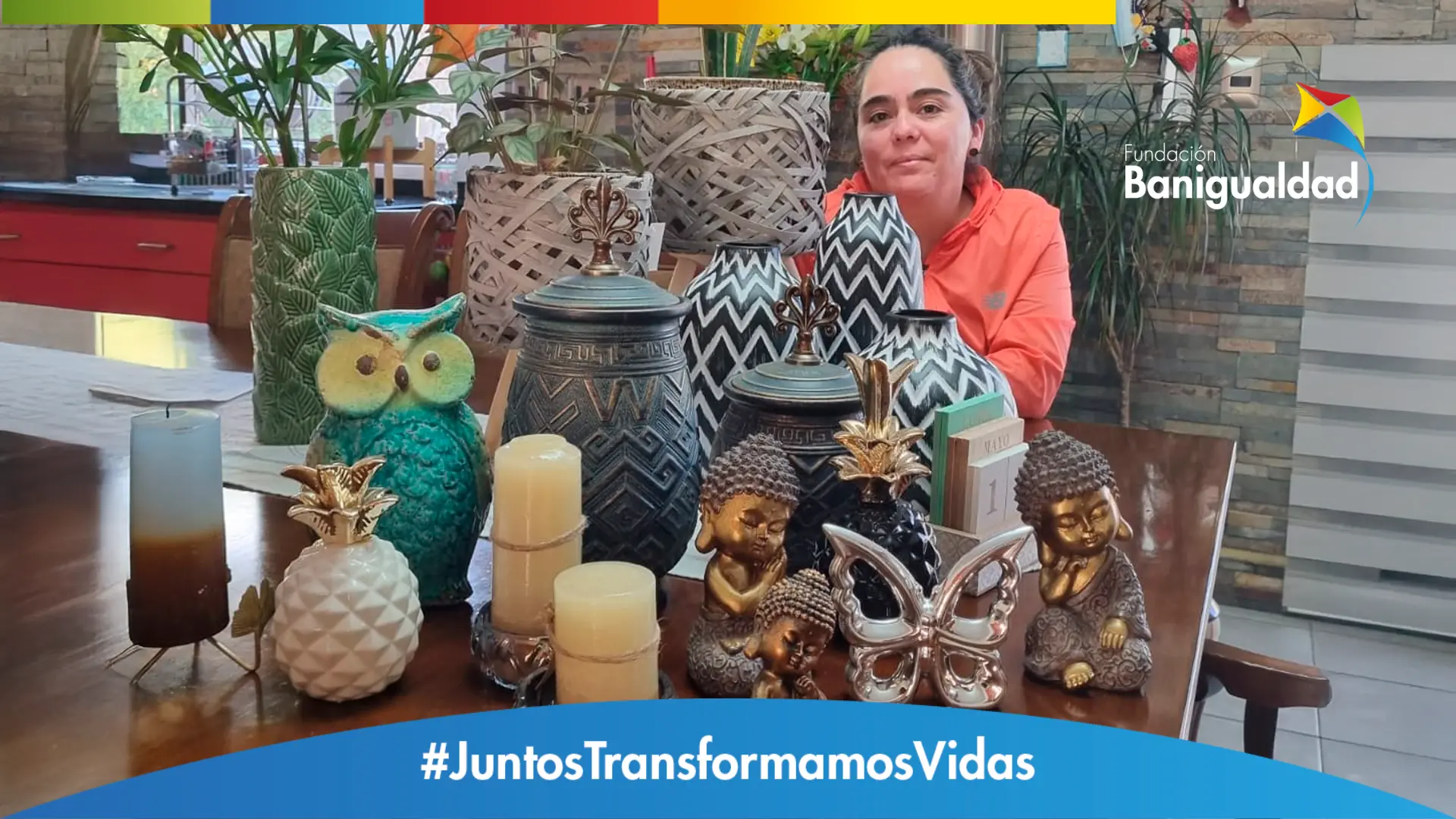 Olga Báez encontró en la decoración del hogar una vía para salir adelante. Hoy demuestra que las mujeres fuertes no se rinden.